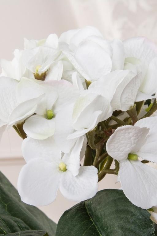  Dekoratif Yapay Çiçek Beyaz Ortanca 52cm