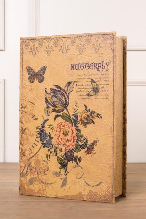  Butterfly Ahşap Kitap Kutusu