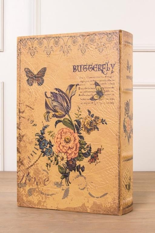  Butterfly Ahşap Kitap Kutusu