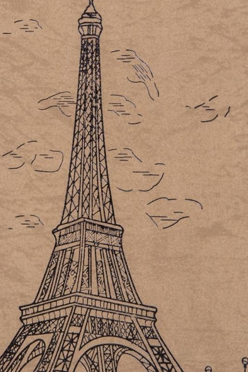  Eiffel Ahşap Kitap Kutusu
