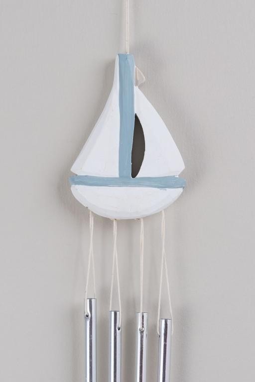  Yelkenli Figürlü Rüzgar Çanı 46x9x2.5 cm