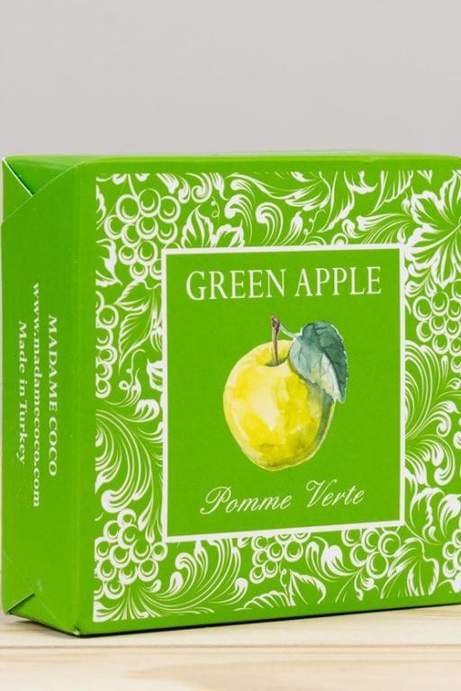  Katı Sabun - Kare 100 g Green Apple (Yeşil Elma)