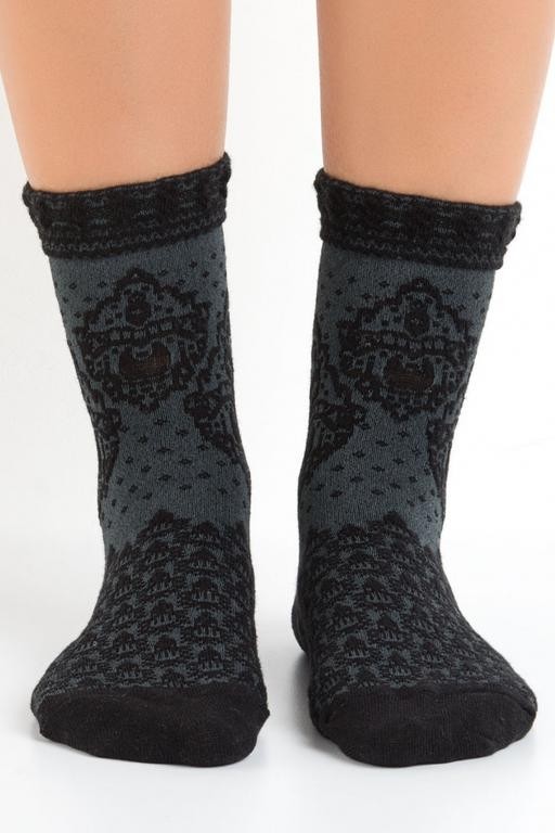  Bayan Kabartma Soket Çorap