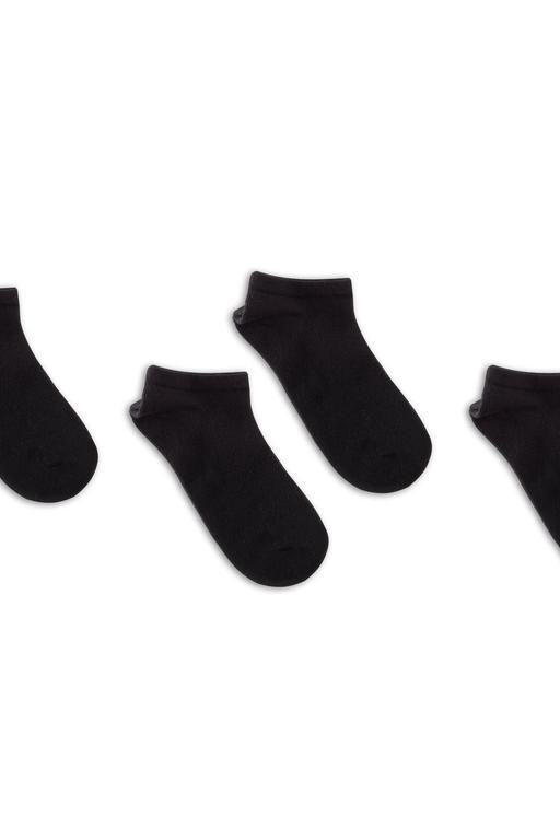  3'lü Patik Çorap - Siyah
