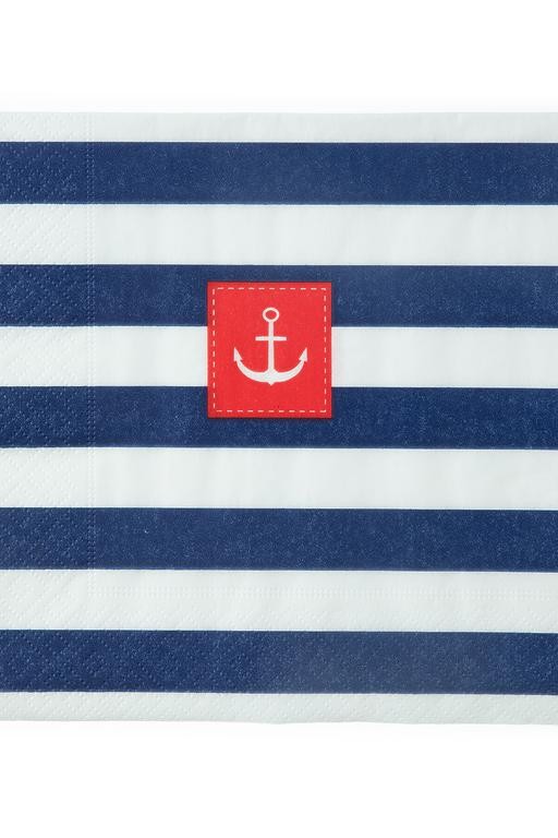  Sailor Stripes Desenli Peçete - Kare