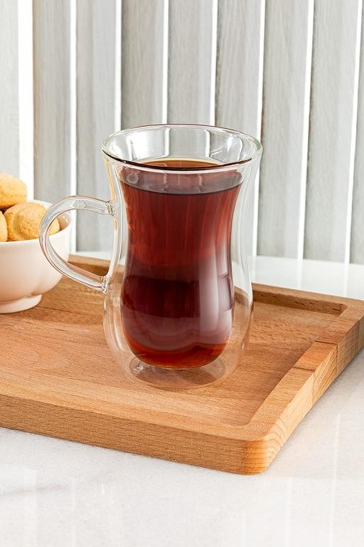  Benito Çift Ca mlı Çay Bardağı - Tekli - 200 ml