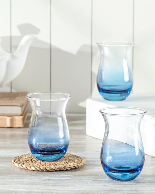 Clarette-Blue Sky 6'lı Çay Bardağı Seti - 168 ml