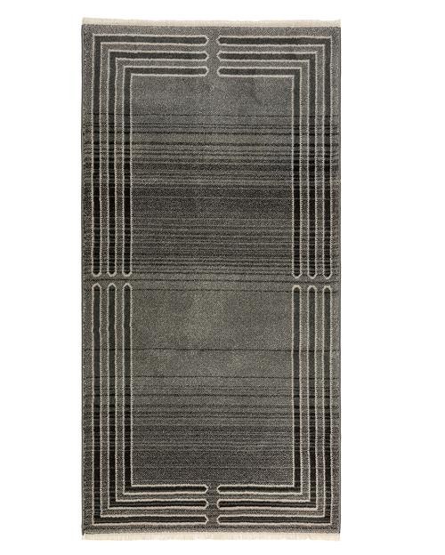 Orient Elodie Halı - 76x150 cm - Açık Gri/Koyu Gri