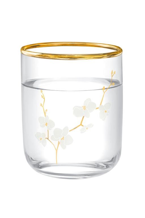 Branche D amour Gold Musette 4 lü Su Bardağı Seti - 270 ml