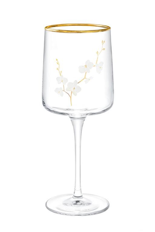  Branche D amour Gold Musette 4 lü Şarap Kadehi Seti - 320 ml