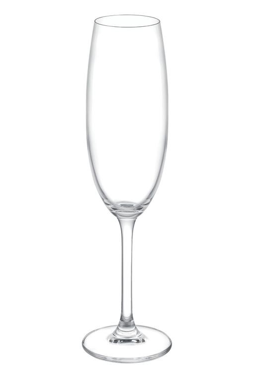  Arles 6'lı Kristal Şampanya Kadehi Seti - 220 ml