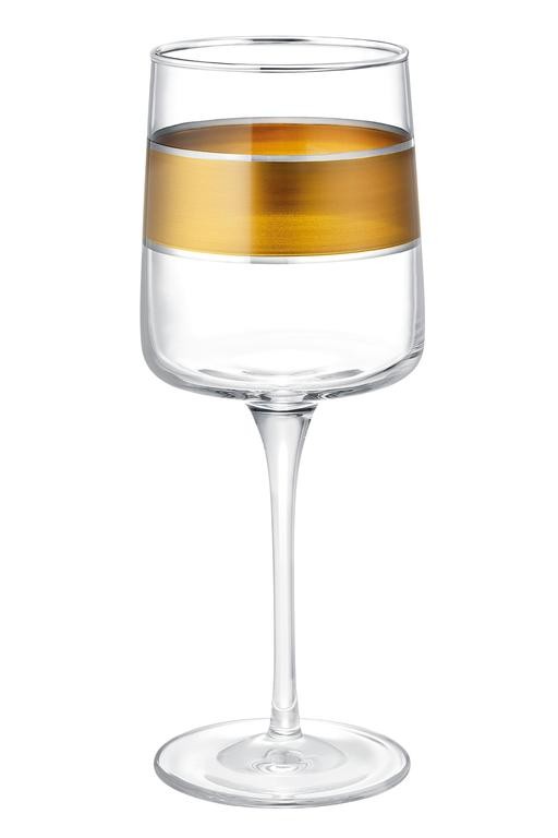  Heike-Gold Musette 4'lü Şarap Kadehi Seti - 320ML