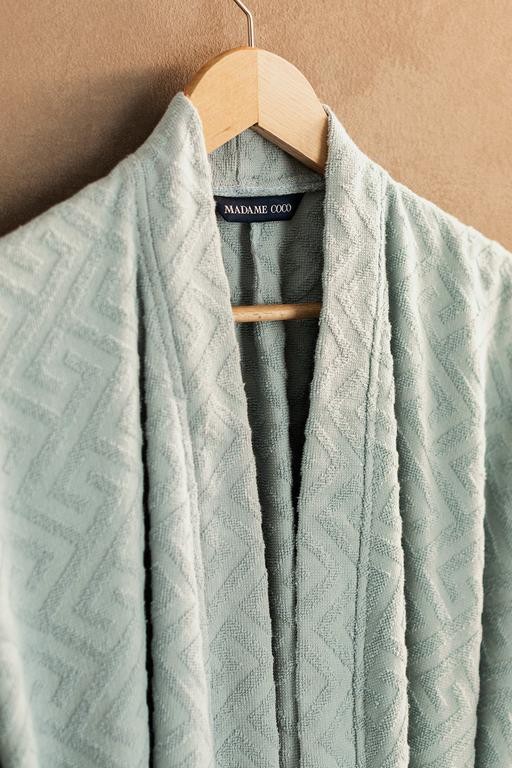  Sault Kimono Erkek Bornoz - Mavi