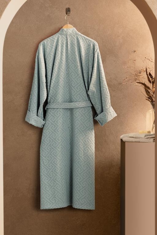  Sault Kimono Erkek Bornoz - Mavi