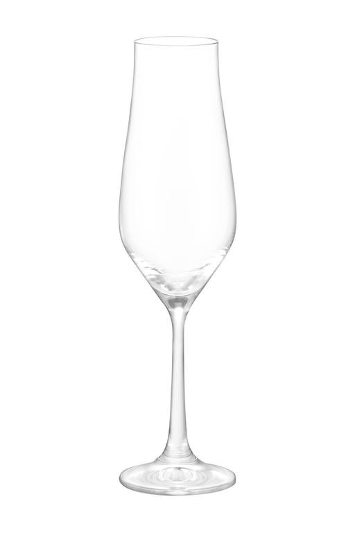 Mathilda 4'lü Kristal Şampanya Kadehi Seti - 170ML