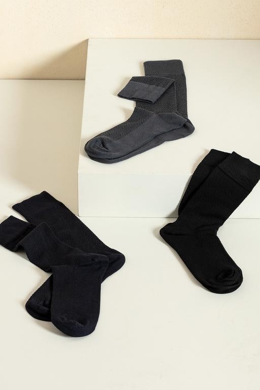  Antoine Erkek 3-lü Soket Çorap