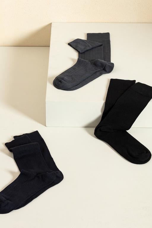  Olivier Erkek 3-lü Soket Çorap